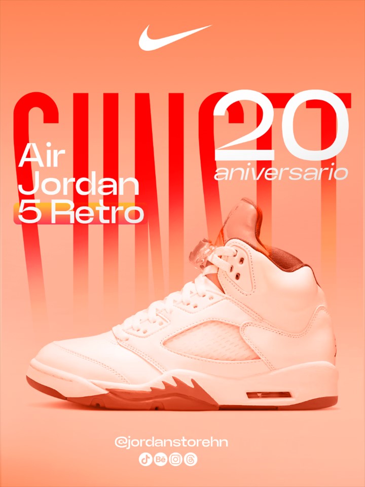 Zapatilla Air Jordan 5 Retro en una pieza de aniversario